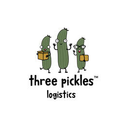 three pickles logistics logo